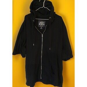 BIG & TALL Liberty Blues Sweatshirt Hoodie Short Sleeve 2XLT GUC